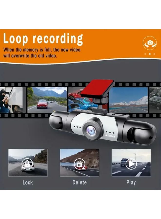 Oyaaqii 4 Cameras HD 360 Degree Car Dash Cam With 32G Card Night Vision Motion Detection - Image 5